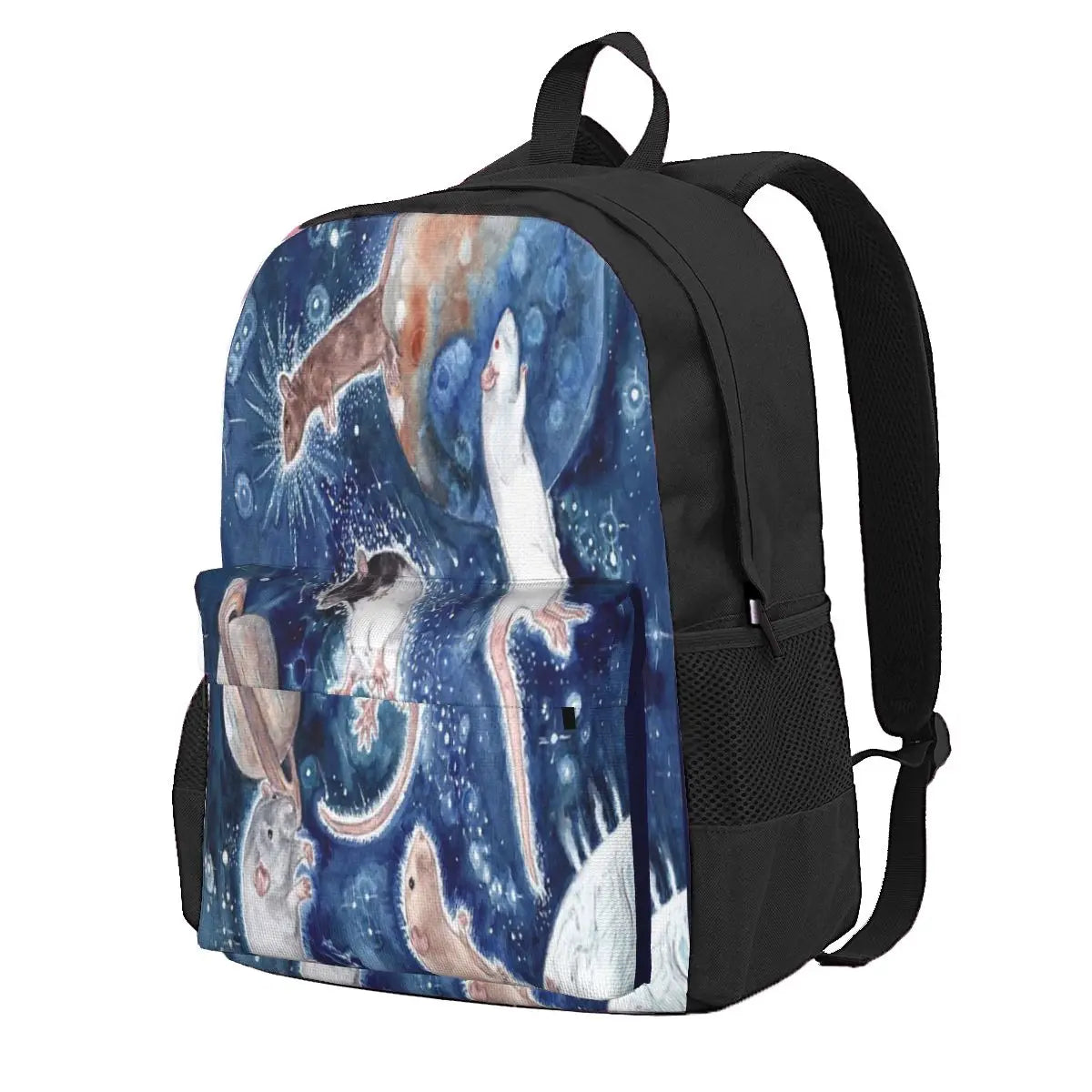 Rats Are Stars Spelled Backwards Backpacks Eco-Friendly Zipper Bags