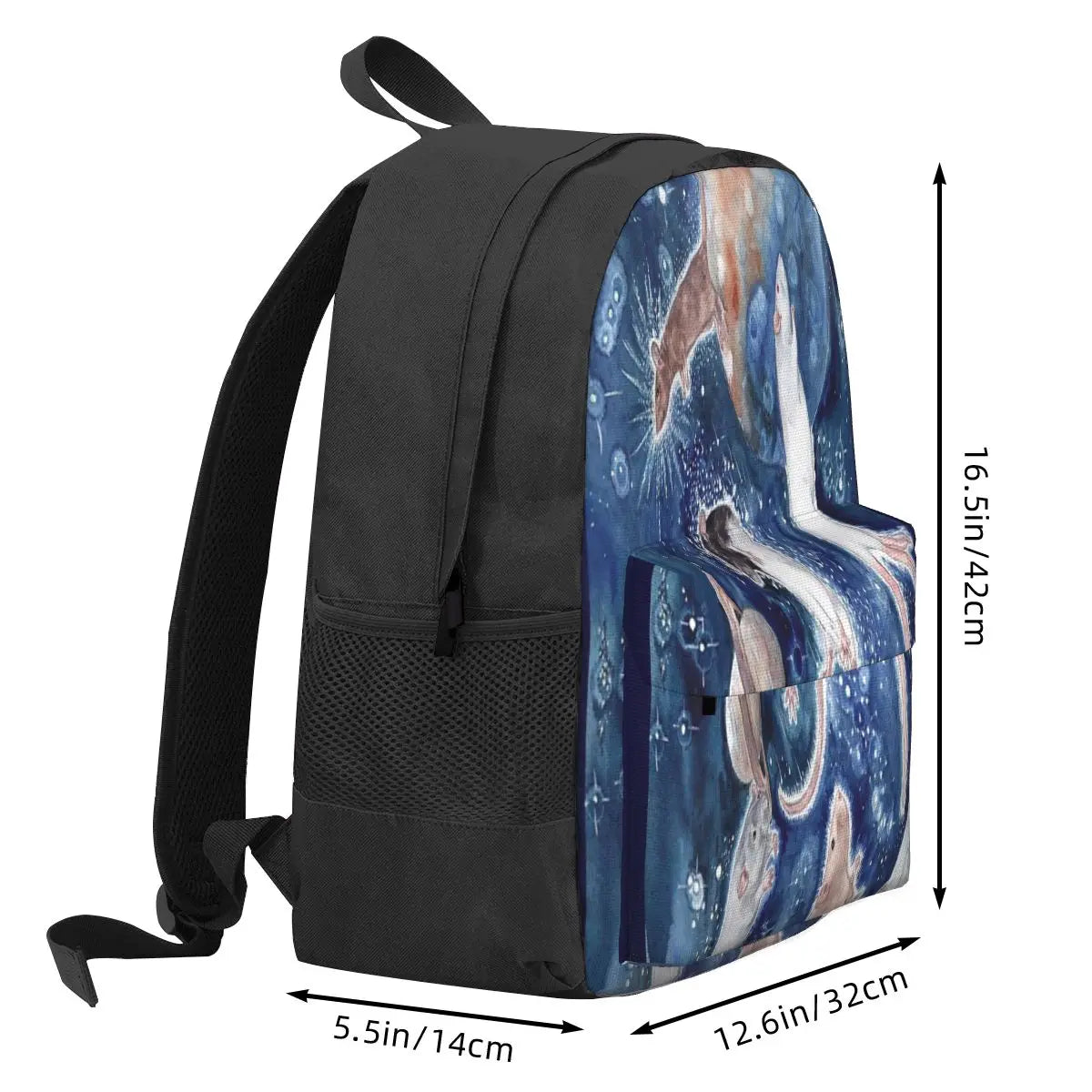 Rats Are Stars Spelled Backwards Backpacks Eco-Friendly Zipper Bags