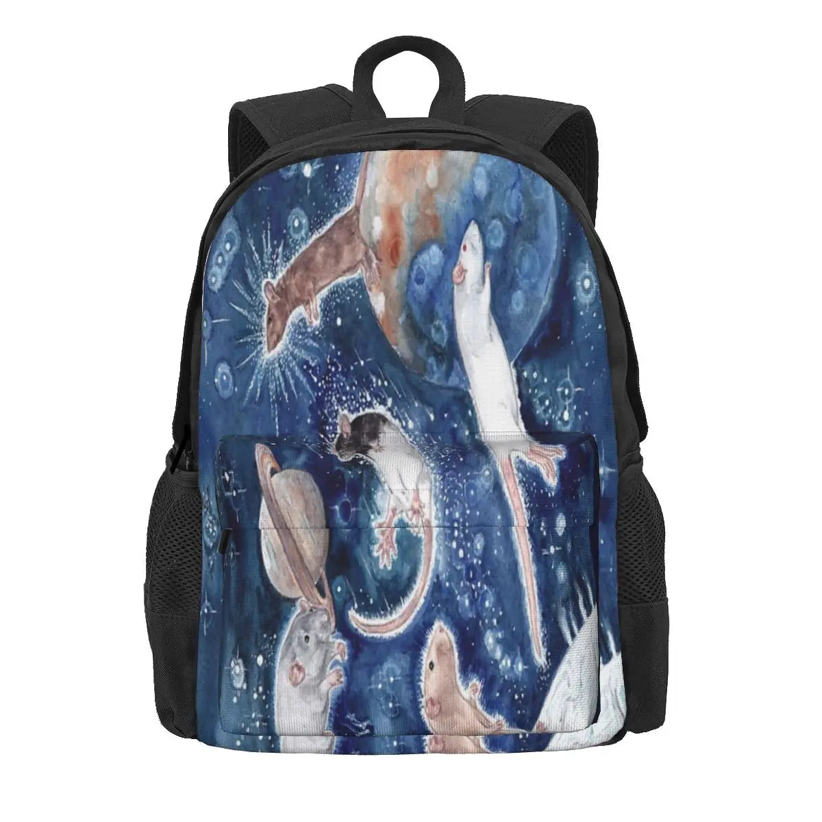 Rats Are Stars Spelled Backwards Backpacks Eco-Friendly Zipper Bags