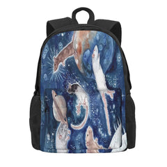Rats Are Stars Spelled Backwards Backpacks Eco-Friendly Zipper Bags