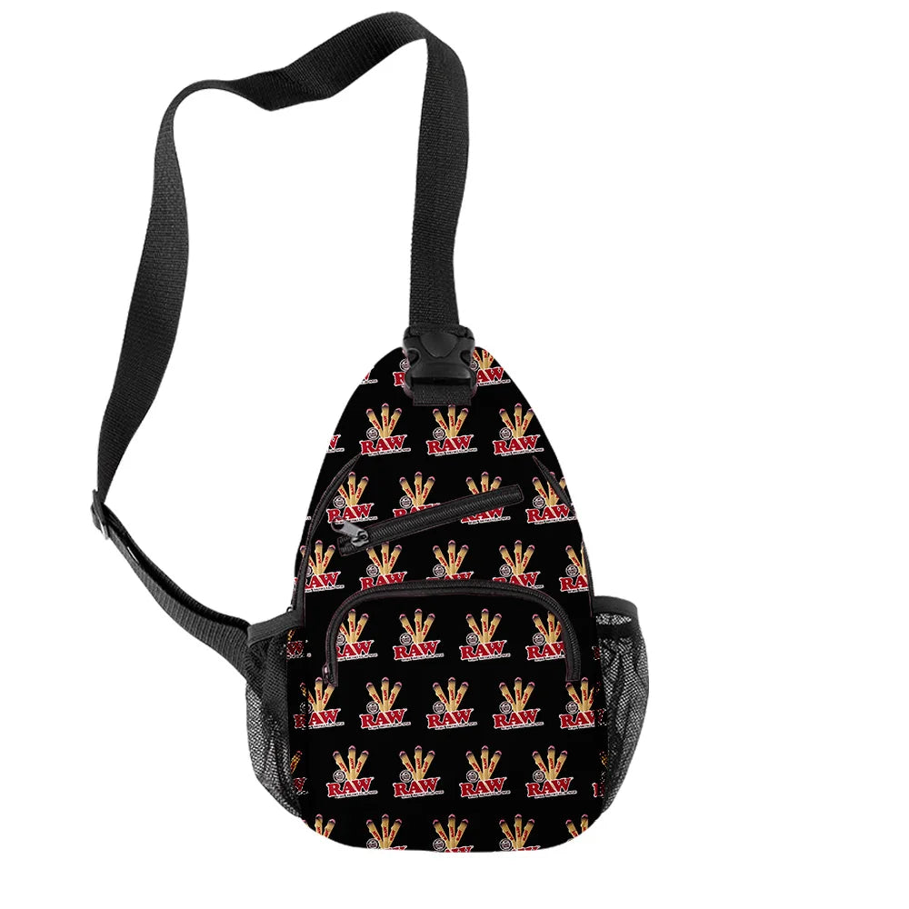 Raw Cigar Cigarette Tobacco 3D Print Boys/Girls Chest Bags