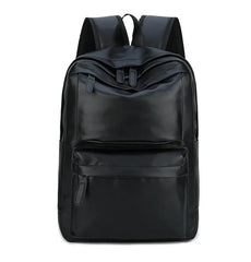 Vintage Men Backpack Teenager School Book Bag Casual Large Capacity PU Leather T