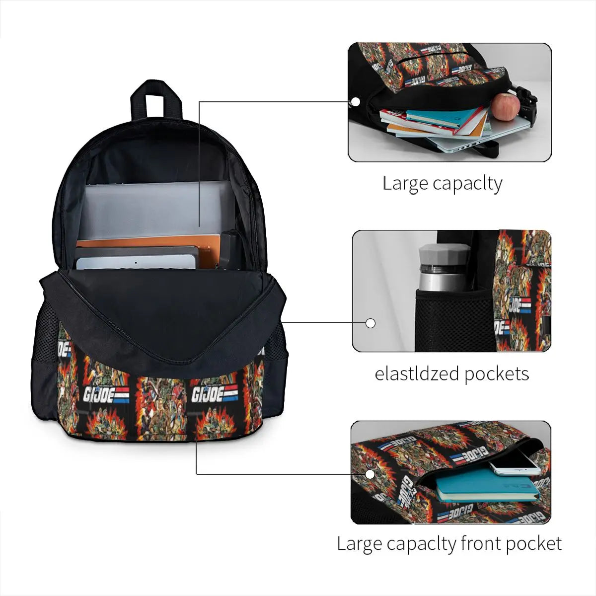 Real American Heroes Group Backpacks Men's Waterproof Backpack