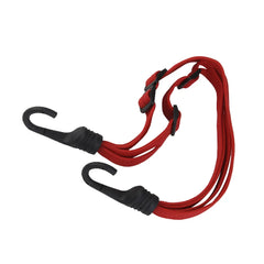Adjustable Motorcycle Cargo Helmet Holder Strap + Hooks