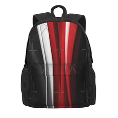 Red Backpack for Youth Schoolbag