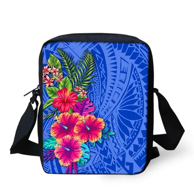 Red Northern Mariana Islands Shoulder School Messenger Bag