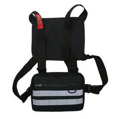 Reflective Streetwear Tactical Vest Chest Bags Hip Hop Crossbody Techwear Pack