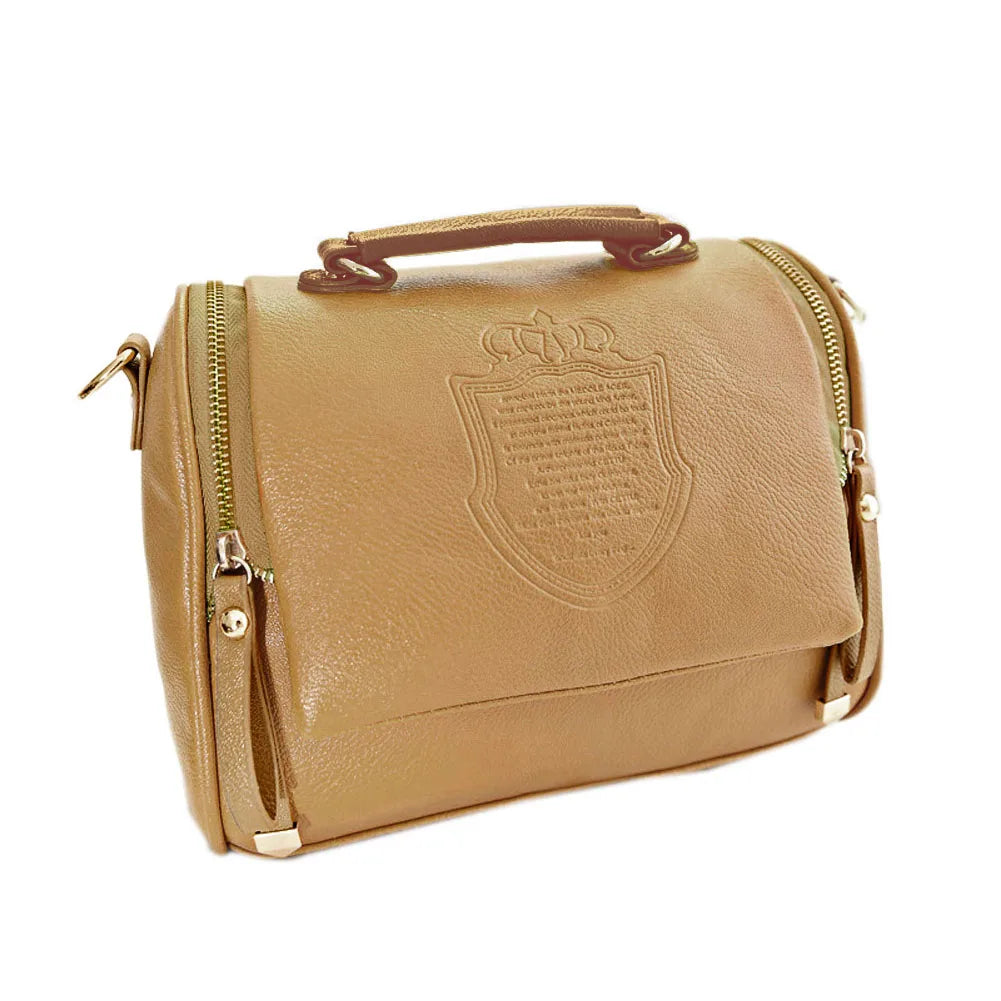 Retro British Style Handbag Women Shoulder Slope Bag-WT