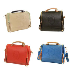 Retro British Style Handbag Women Shoulder Slope Bag-WT