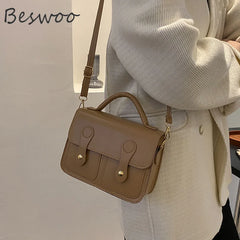 Retro Casual Women's Bag PU Leather Purses and Handbags