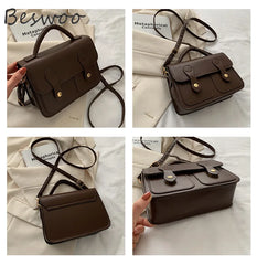 Retro Casual Women's Bag PU Leather Purses and Handbags