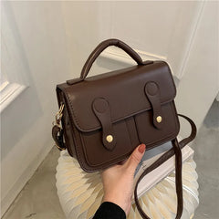 Retro Casual Women's Bag PU Leather Purses and Handbags