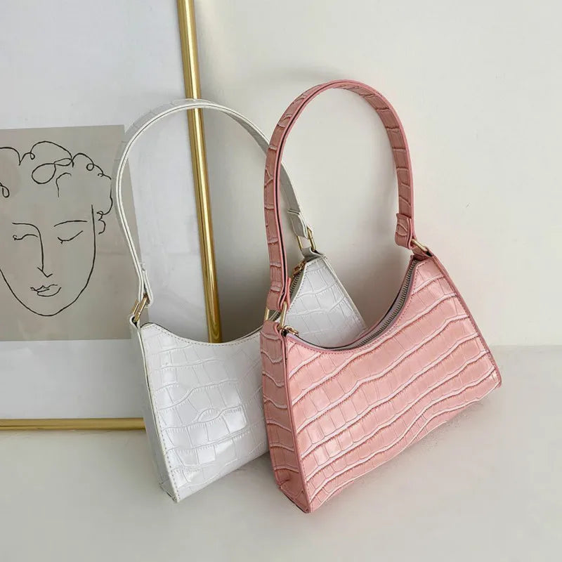 Vintage Women's Totes Shoulder Bag with Chain Handbags