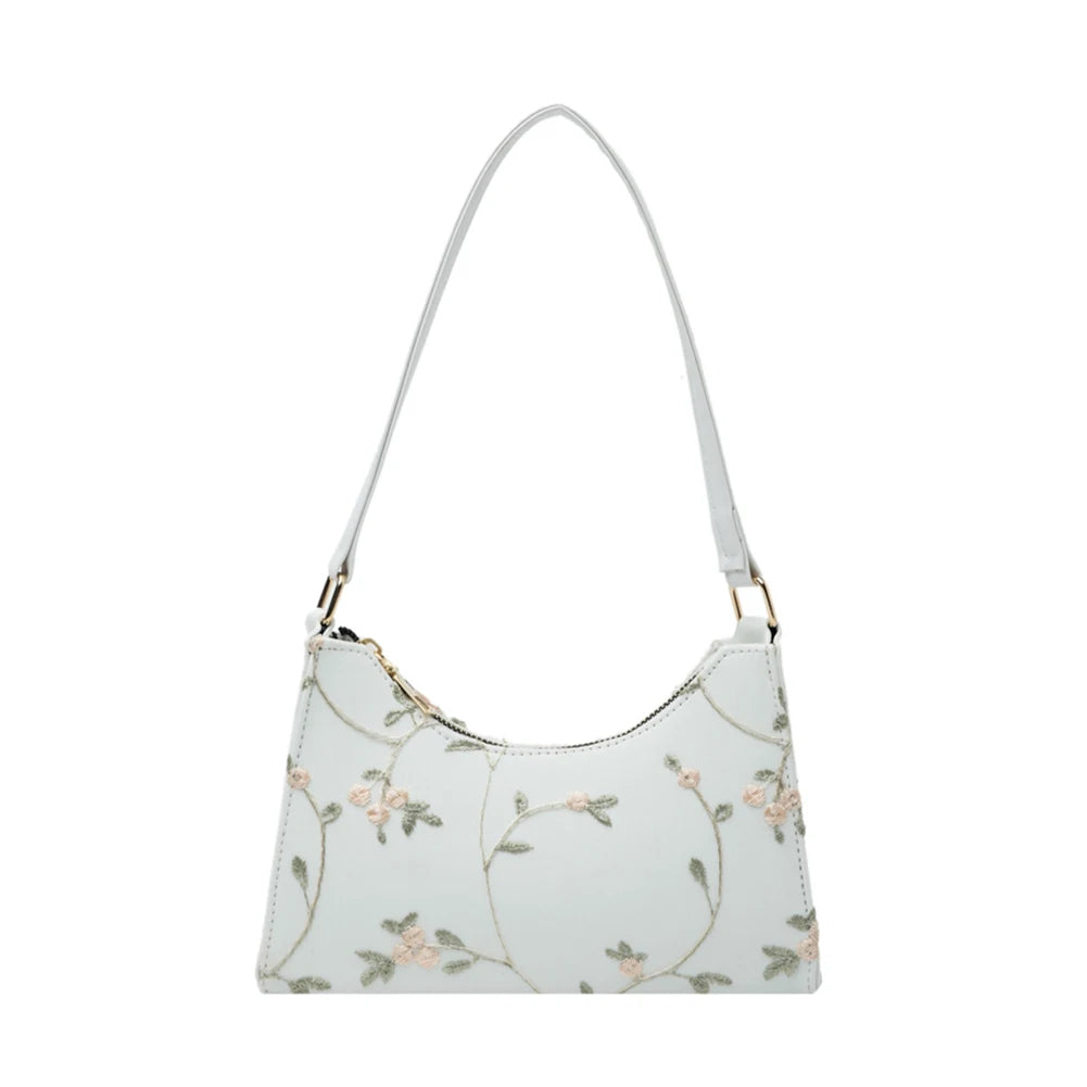 Vintage Lace Flower Shoulder Bag for Women