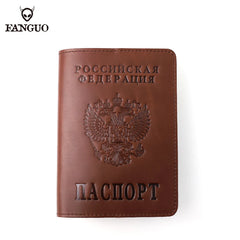 Retro Leather Passport Bag Travel Passport Wallet