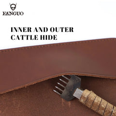 Retro Leather Passport Bag Travel Passport Wallet