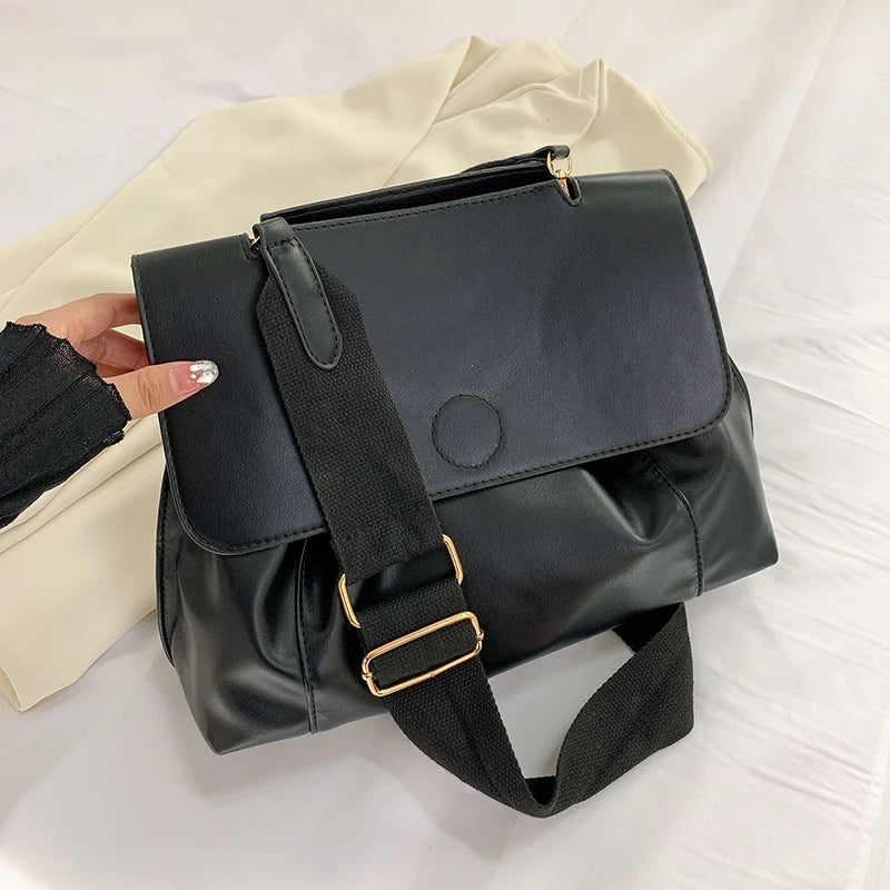 Retro Big Casual Handbag and Purses for Women Winter Large Crossbody Bags