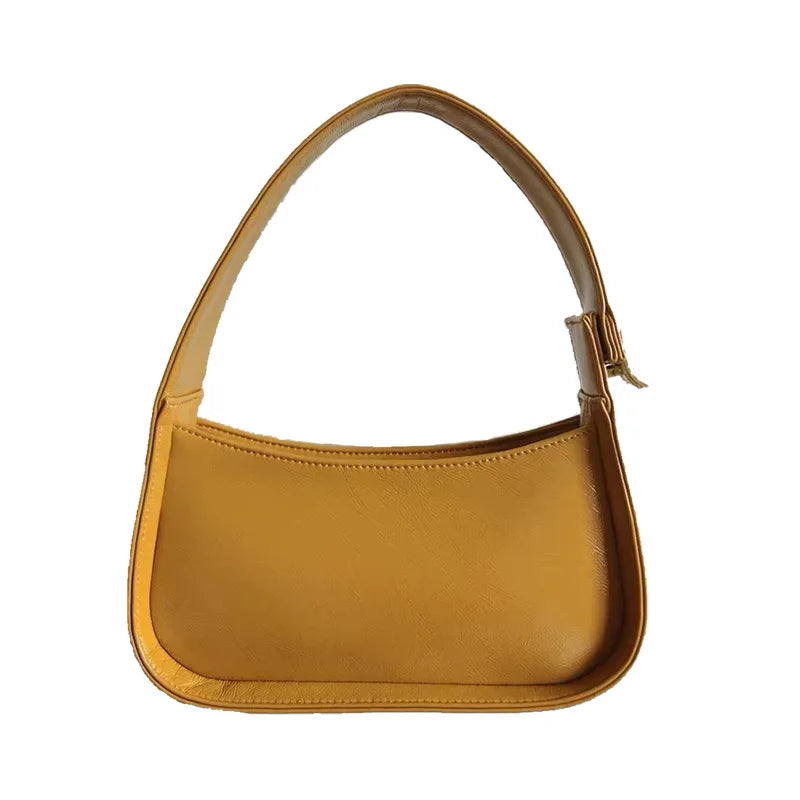 Retro Hobo Bags For Women Small Leather Armpit Shoulder Bag