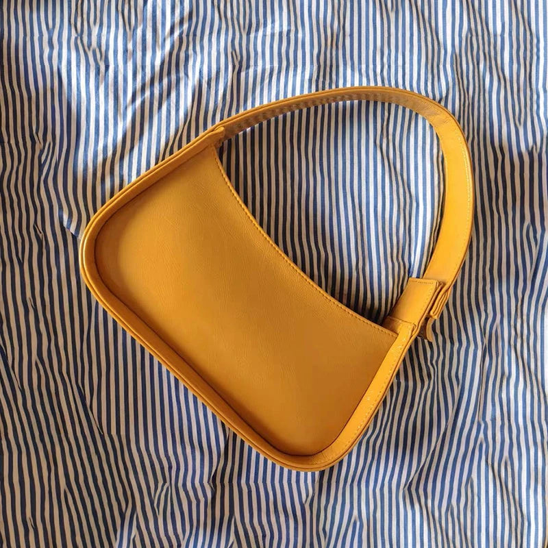 Retro Hobo Bags For Women Small Leather Armpit Shoulder Bag