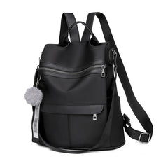 Retro Large Capacity Backpack Women Oxford Rucksack