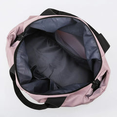 Retro Fitness Shoulder Bags Gym Large Capacity with Pockets