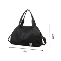 Retro Fitness Shoulder Bags Gym Large Capacity with Pockets