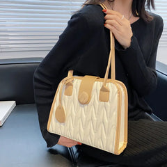 Soft Leather Crossbody Bag Retro Solid Handbag for Women