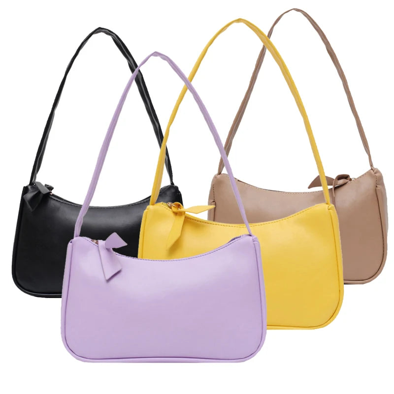 Vintage Retro Tote Bag Women Small Subaxillary Mini Shoulder Bag