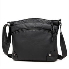 Retro Women Soft PU Leather Shoulder Bags Brown Handbag Crossbody Bag