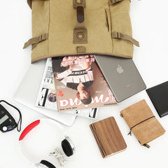 Retro Outdoor Rucksack Backpack for Men and Women