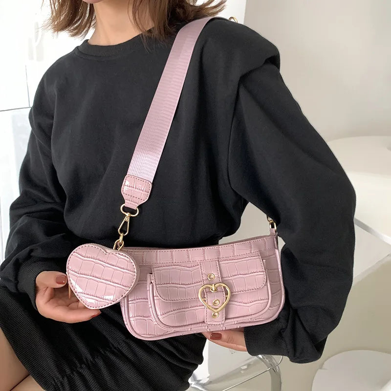 Stone Love Mahjong Bag - Casual Shoulder Messenger Bag for Autumn 2021