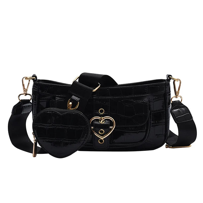 Stone Love Mahjong Bag - Casual Shoulder Messenger Bag for Autumn 2021