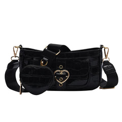 Stone Love Mahjong Bag - Casual Shoulder Messenger Bag for Autumn 2021