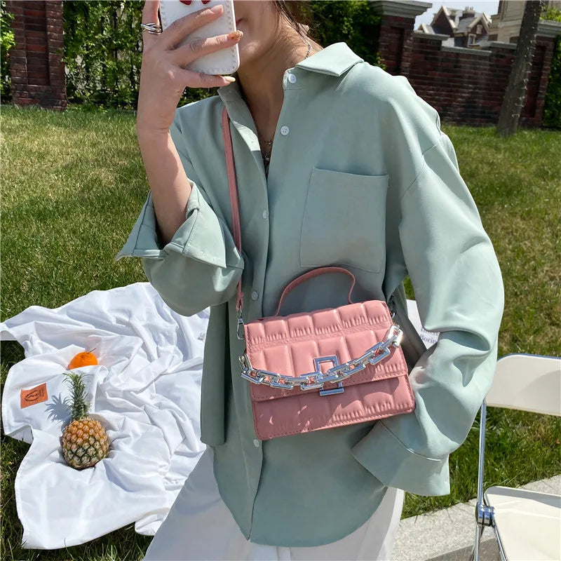 Retro Texture Messenger Bag Women's Shoulder Bag