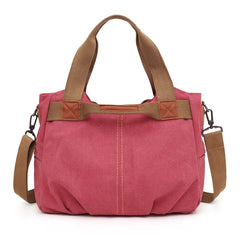 Retro Women Canvas Shoulder Bag Crossbody School Bag