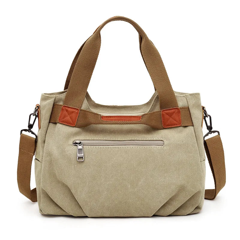 Retro Women Canvas Shoulder Bag Crossbody School Bag