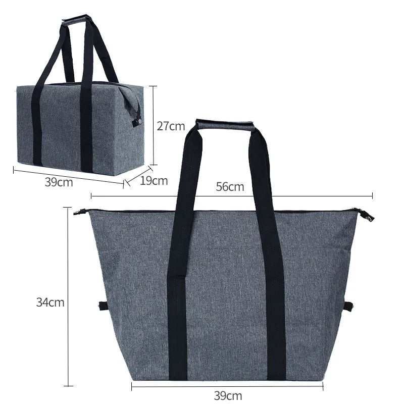 Large Insulated Thermal Cooler Tote Bag with Shoulder Strap