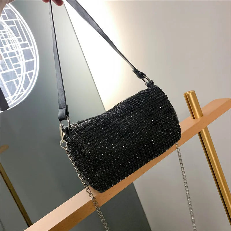 Rhinestone Handbag Women Bag Diamonds Shoulder Bag Purse