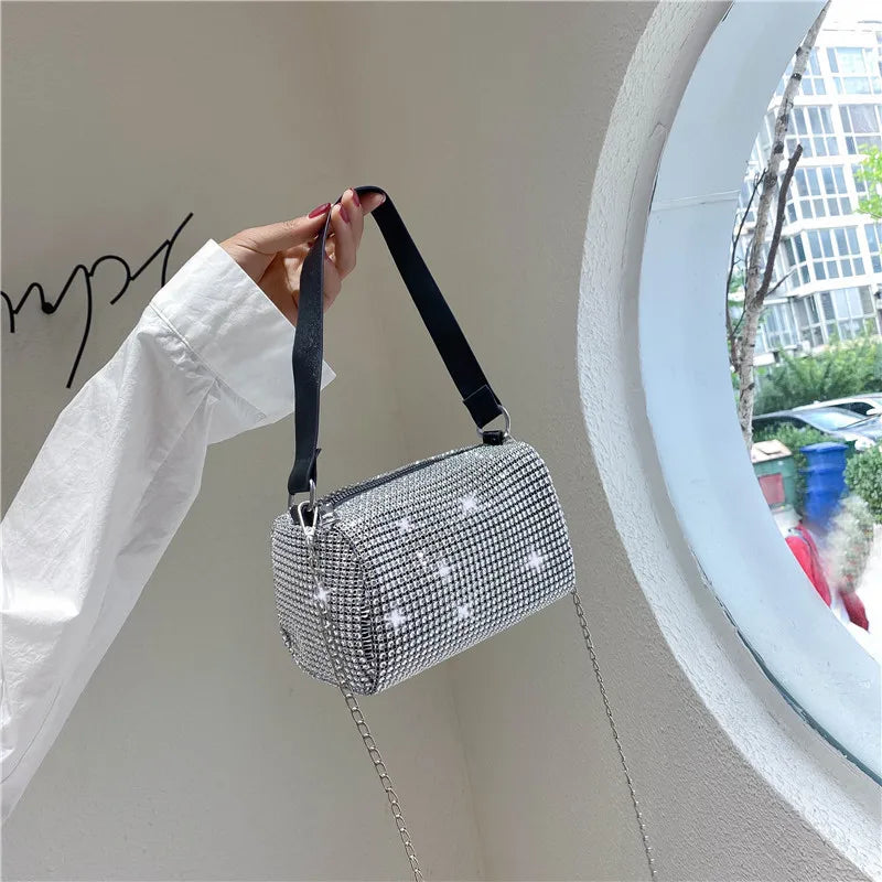 Rhinestone Handbag Women Bag Diamonds Shoulder Bag Purse