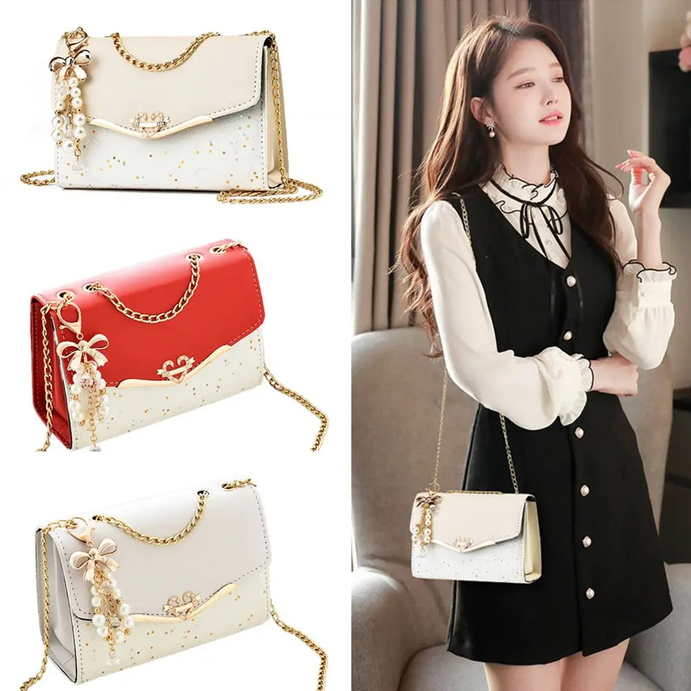 Rhinestone Shoulder Bag Purse Crossbody Clutch Square