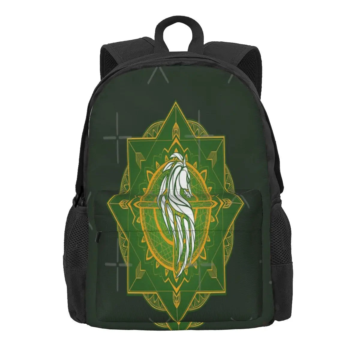 Rider Of Rohan Heraldic Colours 1 Backpacks Men's Backpacks Bags For Women Bag W