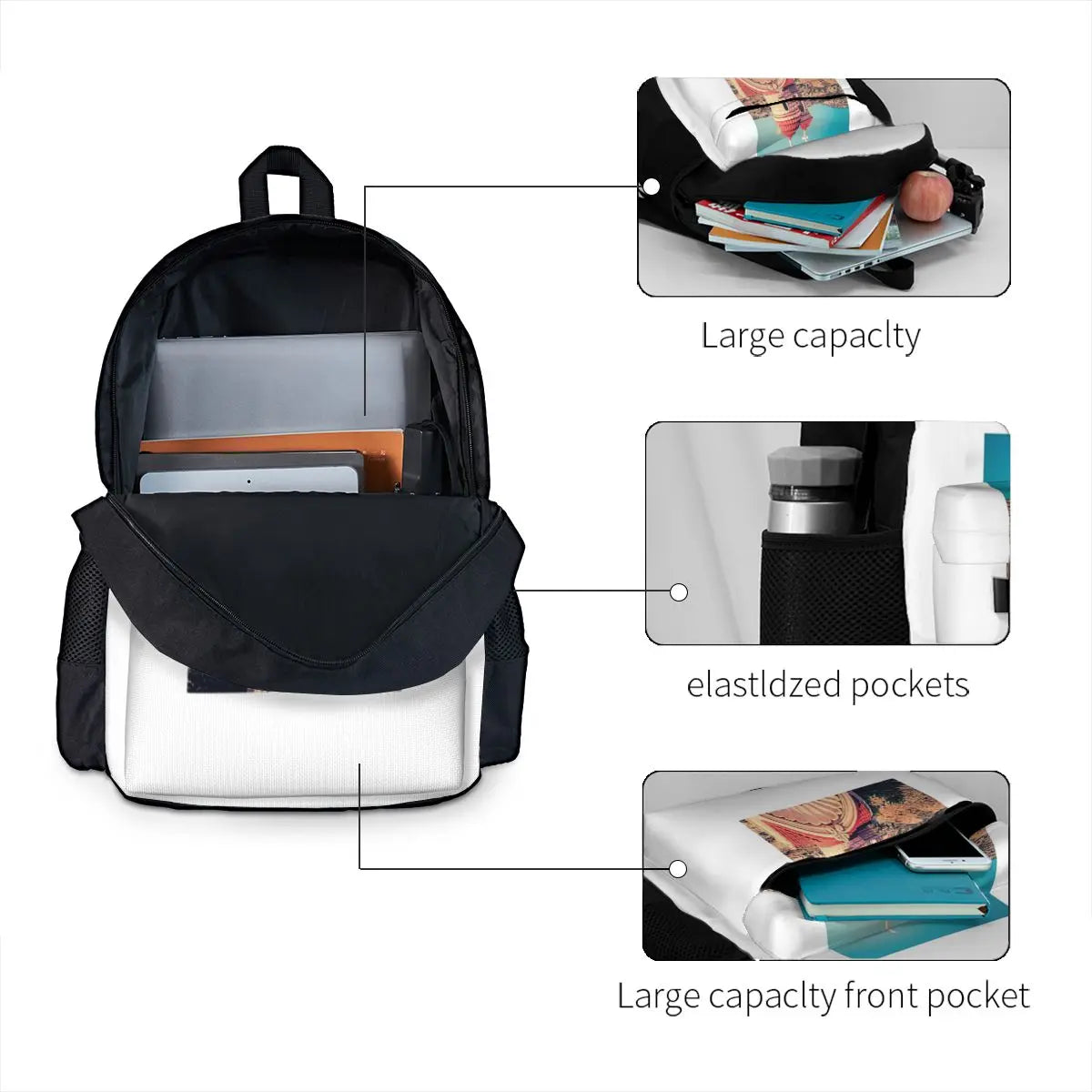 Roadside Shrine Cyprus Backpacks Men's Backpacks Bags For Women