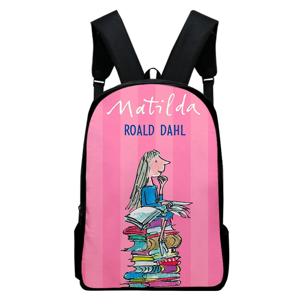 Matilda the Musical Movie Backpack School Bag Adult Kids Unisex Daypack