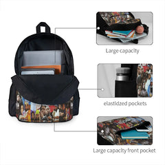 Rod Wave Collage Backpacks Men's Women's Personalised Travel Bags