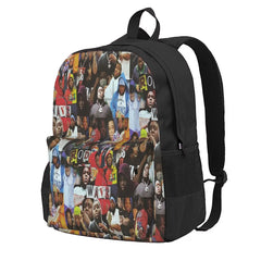 Rod Wave Collage Backpacks Men's Women's Personalised Travel Bags
