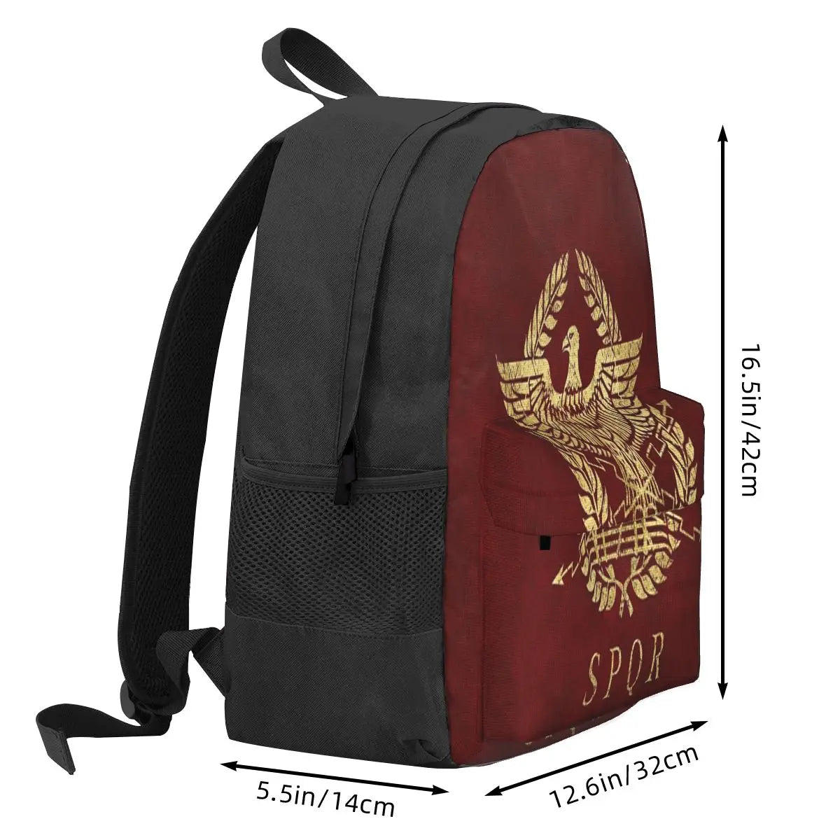 Roman Empire Emblem - Vintage Backpacks Men's Bags