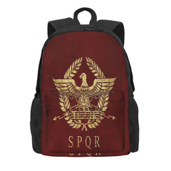 Roman Empire Emblem - Vintage Backpacks Men's Bags