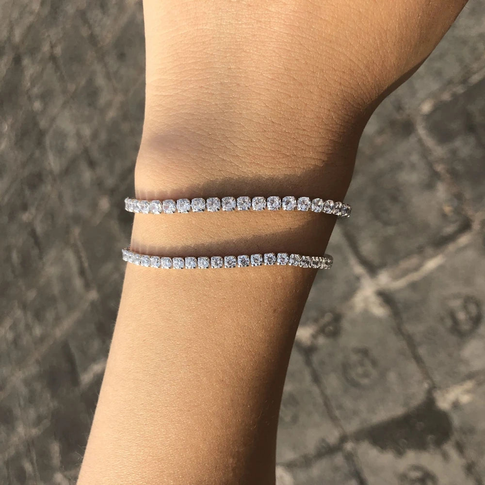 925 Silver Moissanite Diamond Bracelet