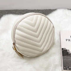 Round Handbags Bag High PU Leather Women Crossbody Bags For Women Chain Shoulder