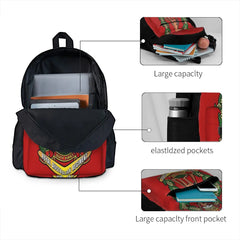 RAR Men's Backpack Women's Bag Plain Man Zip Pockets